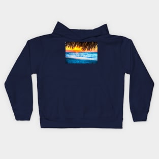 Caribbean Sunset Varadero Beach Cuba Kids Hoodie